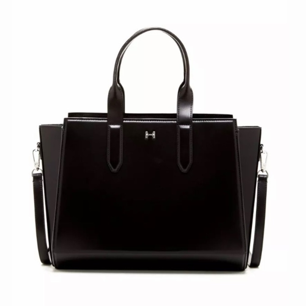New Halaton Heritage East West Satchel Purse Bag Authentic